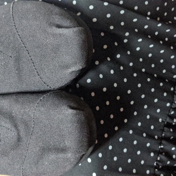 sz 6.5 women's toms one for one black canvas w/ rare black bottom - Picture 6 of 6